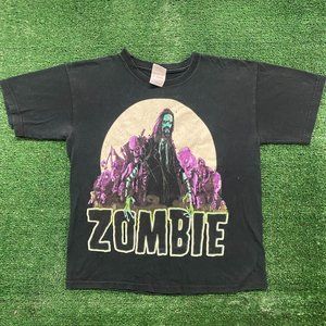 Vintage Y2K Rob Zombie Essential Rock Heavy Metal Band Tee